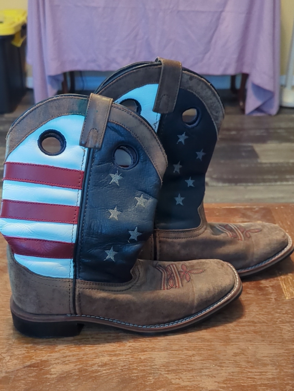Smoky Mountain Boots Kids Flag Cowboy Boots